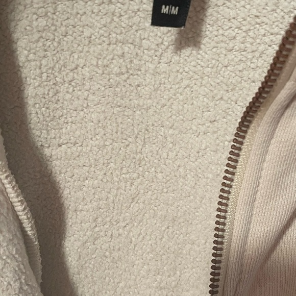 MPG Cream Bomber/Track Jacket Lightweight Athletic Design Women’s M - Picture 4 of 8